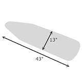 One Piece Ironing Board Cover & Pad Specialty (43x13) in Metallic Toast by Polder Home Tools