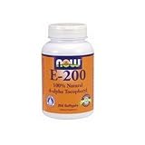 Now Foods Vitamin E-200, 250 Softgels / 200 Iu (Pack of 2)
