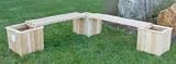 All Maine Bucket D098 Three 16 Cube Planters with 2 Benches - B0015VSLAO
