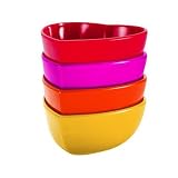 Zak Designs - 1531-7006 - Set de 4 Coupelles Coeur - Pop