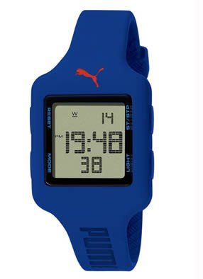 PUMA Women's PU910792005 Slide-S Deep Blue Digital Watch