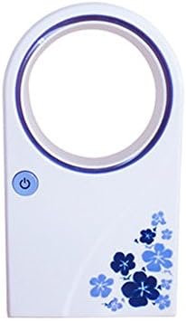 Giftoyou(TM) Newest Fashion Cute Portable Electronic Bladeless Fan with Swivel, Auto Timer, High Speed - Tabletop or Wall Mountable-Purple