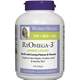 Natural Factors Rxomega-3 Factors Fish Oil Softgels, 120-Count