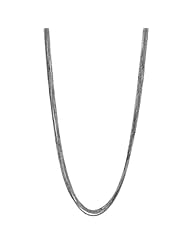 18KT White 5 Stranus Wheat Necklaces Length = 16