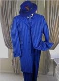 Shiny Ton On Ton Shadow Pinstripe Long Zoot Suit in Many Colors $139