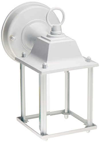 Boston Harbor AL1037-43L 1-Light SM Porch Wall Lantern, White