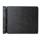 Wilson Jones 241-40N Raven Vinyl-Guarded Post Binder For 9-1/4X11-7/8 Sheets, 7-1/8 C To C, Black