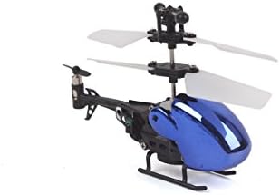 Dr Kopter Mini 3.5 Channel RC Helicopter with Gyro, Blue