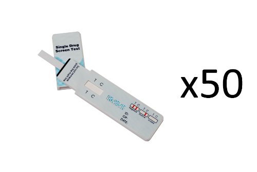 50 Single Panel Cocaine (benzoylmethylecgonine) Drug Test w/cassette 50 Pack