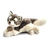 Grey Wolf 10" Yomiko Classic Realistic Plush Stuffed Animal Toy