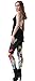 QZUnique Women's Tetris Digital Print Pattern Shaping Sexy Elastic Leggings