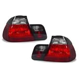 1999-2001 BMW E46 3 Series 4DR FULL Smoked Tail Light - 4 Pieces by Depo