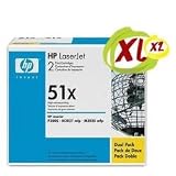 HP 2x Toner Q7551X schwarz 13000 Seiten LaserJet P3005 M3035mfp
