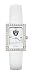 Oakland Raiders Ladies Allure Watch White Leather Strap