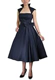Rockabilly retro 60's Black Belted Party dress Size 14