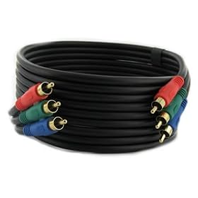 Component Video Cable - 6 Ft. - Red, Blue, Green, High Resolution Digital Video Input... by MPI