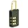 Master Lock 646D Luggage Lock, Set Your Own Combination, Black Finish, 1-Pack