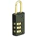 Master Lock 646D Luggage Lock, Set Your Own Combination, Black Finish, 1-Pack