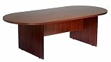 Boss 71 by 35-Inch Conference Table, Mahogany