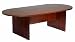 Boss 71 by 35-Inch Conference Table, Mahogany
