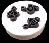 Classikool Silicone Treble Clef Music Note Icing Cake & Cupcake Topper Mould
