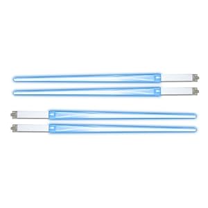 Buztronics 2 Sets of Blue Light Up Chop-Sticks by Buztronics