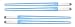 Buztronics 2 Sets of Blue Light Up Chop-Sticks