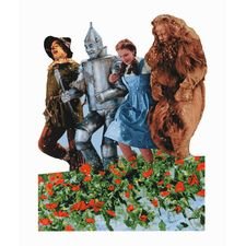 Wizard of Oz Mini Diecut for Scrapbooking - Four Characters in Poppyfield