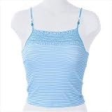 Ocean Pacific Girls Strappy Tankini Pool Stripe 11-12 (JL)