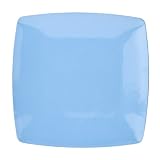 Eco-Friendly Square Dinner Plate Set of 4 - Blue
