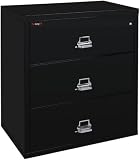 Fireproof Lateral File, Fireking,4S3122,Four Drawer, Signature Series,Security Lock,Recessed Handles