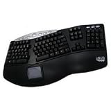 Adesso Tru-Form Pro PCK-308UB - Keyboard - USB - 105 keys - ergonomic - touchpad