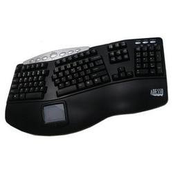 Adesso Tru-Form Pro PCK-308UB - Keyboard - USB - 105 keys - ergonomic - touchpad