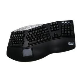 Adesso Tru-Form Pro PCK-308UB - Keyboard - USB - 105 keys - ergonomic - touchpad
