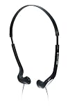 jWIN JHEV12 Lightweight Flexible Digital Stereo Headphones (Black)