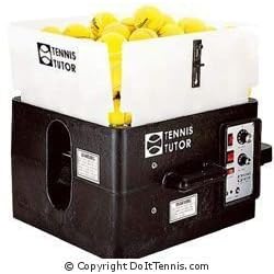 Tennis Tutor Model Ball Machine with Heavy Duty Battery