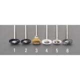 エスコ １３ｘ８．０mm／３mm軸軸付ブラシ（真鍮） EA819GB-3