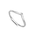 CHOOSE YOUR COLOR Sterling Silver Chevron Thumb Ring