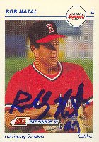 Bob Natal, Harrisburg Senators - Expos Affiliate, 1991 Line Drive Pre-Rookie Autographed Card