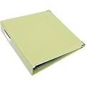 Faux Leather 3-Ring Binder - Kiwi (8.5x11")