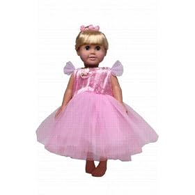 Adorable Sugar Plum Ballerina Doll Dress (Dress only, doll not included)