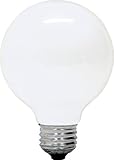 GE 12979-6 G25 Incandescent Soft White Globe Light Bulb, 40-Watt, 6-Pack