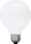 GE 12982-6 G25 Incandescent Soft White Globe Light Bulb, 25-Watt, 6-Pack