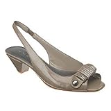 Nine West 'Eclaircies' Patent Backstrap Pump (10M Light Grey)