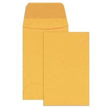 Columbian CO575 (#7) 3-1/2x6-1/2-Inch Coin Brown Kraft Envelopes, 500 Count