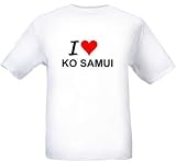 I LOVE KO SAMUI - City-series - White T-shirt