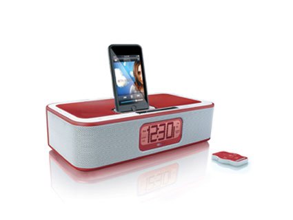 Memorex iWake Speaker - RED