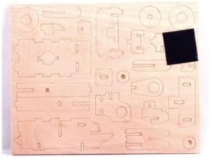 3d Armored car, wooden puzzel