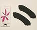 Foot Petals Black Iris Heavenly Heelz Foot Pads Style BHHF1001