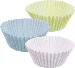 Regular Cupcake 2oz. Pastel Fluted Paper Baking Cups qty. /case 2000